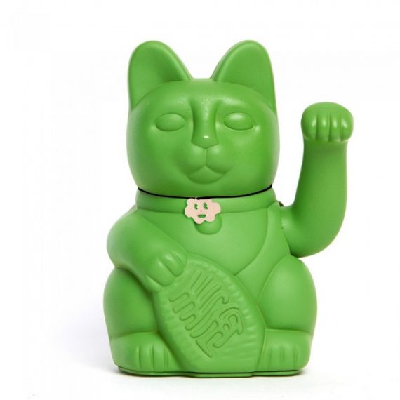 Gatete de la Suerte Diminuto Cielo Verde Hulk