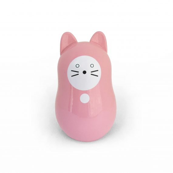 Daruma Neko Rosa Amor