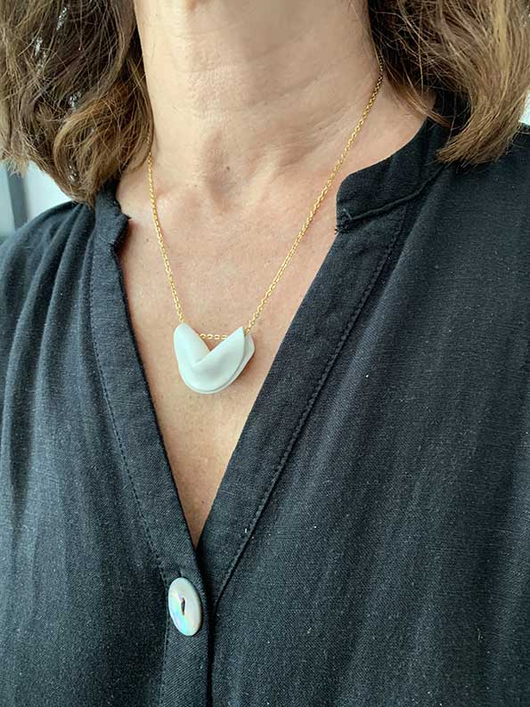 Collar personalizado “GALLETA DE LA FORTUNA” - Imagen 2