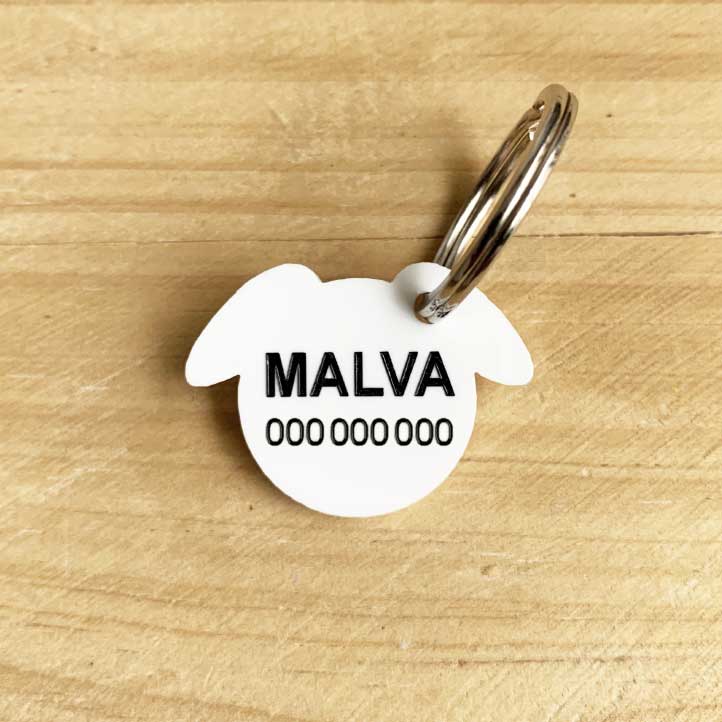 Chapas personalizadas para Mascotas - MODELO PERRO - Imagen 2