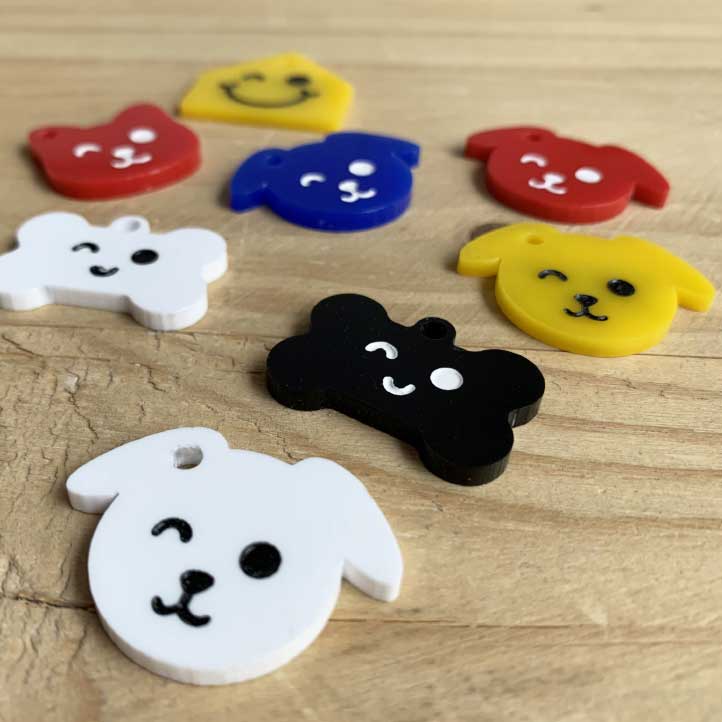 Chapas personalizadas para Mascotas - MODELO CASA - Imagen 7